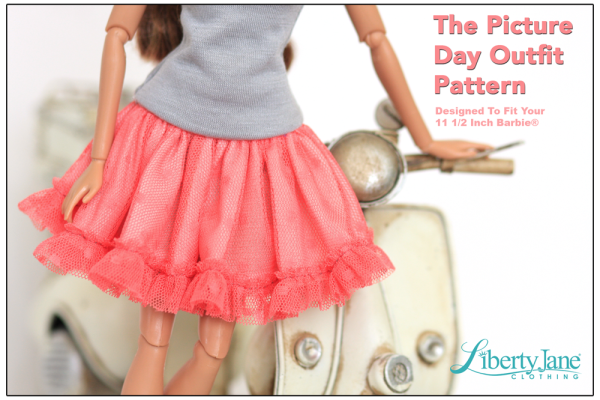 Picture Day Skirt & Tank for 11-1 2  Fashion Dolls Sale - Image 5
