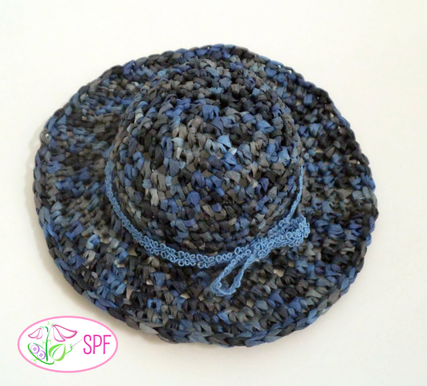 Springtime Straw Hat Crochet Pattern for 14-14.5  Dolls Online Hot Sale - Image 2