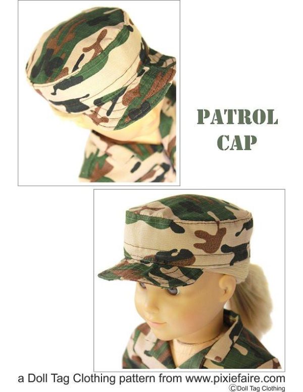 Army Combat Uniform 18  Doll Clothes Pattern For Sale - Image 2