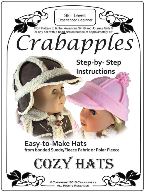 Cozy Hats 18  Doll Clothes Pattern For Cheap