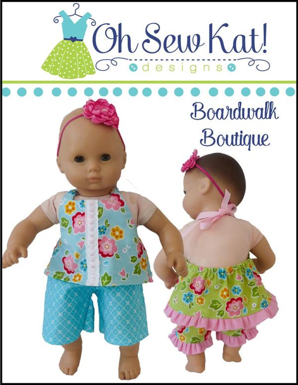 Boardwalk Boutique 15  Baby Doll Clothes Pattern For Discount - Image 2
