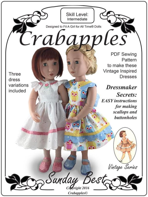 Sunday Best Pattern for AGAT Dolls For Cheap