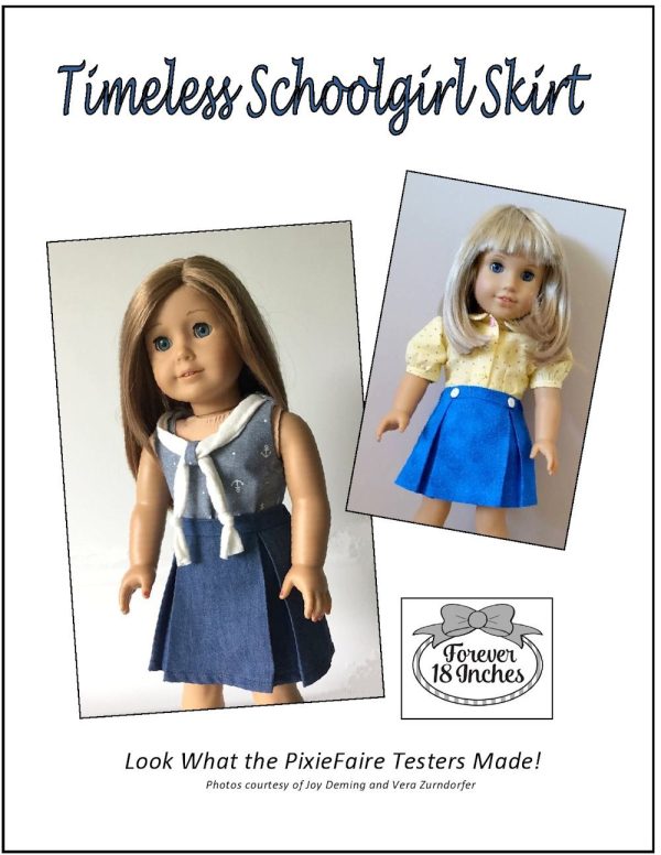 Timeless Schoolgirl Skirt 18  Doll Clothes on Sale - Image 2