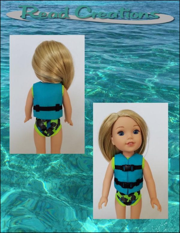 Life Jacket 14-14.5  Doll Clothes Pattern Online Sale - Image 2