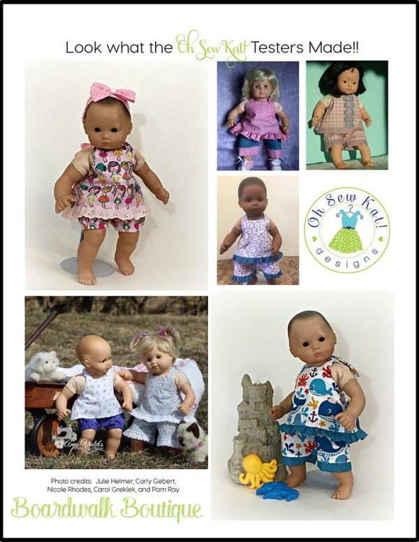 Boardwalk Boutique 15  Baby Doll Clothes Pattern For Discount - Image 4