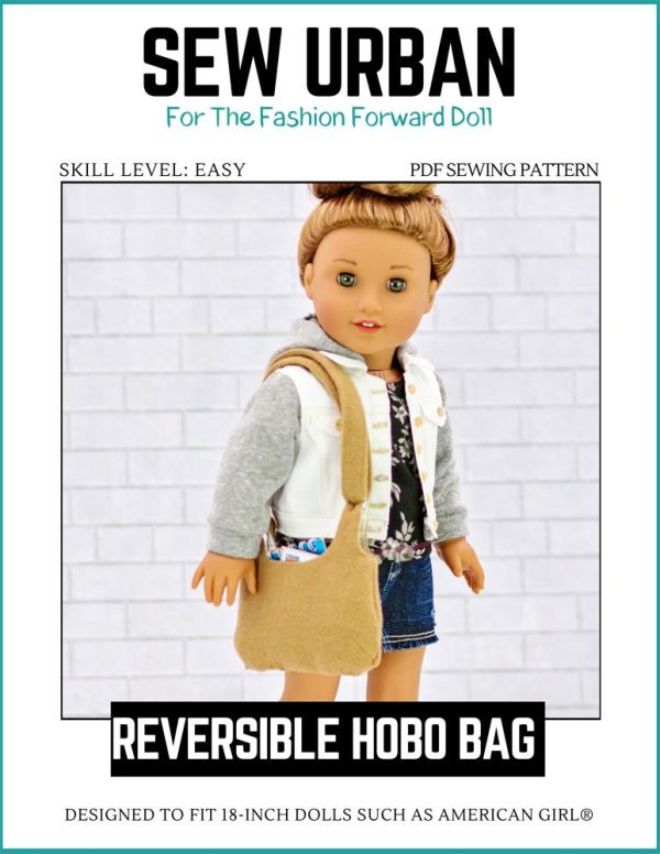 Reversible Hobo Bag 18  Doll Accessories Online Sale