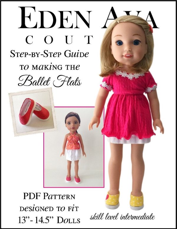 Ballet Flats for 13-14.5  Dolls on Sale