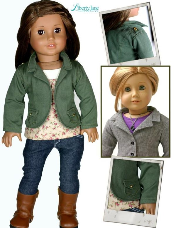 Sofia Blazer 18  Doll Clothes Pattern For Sale - Image 2