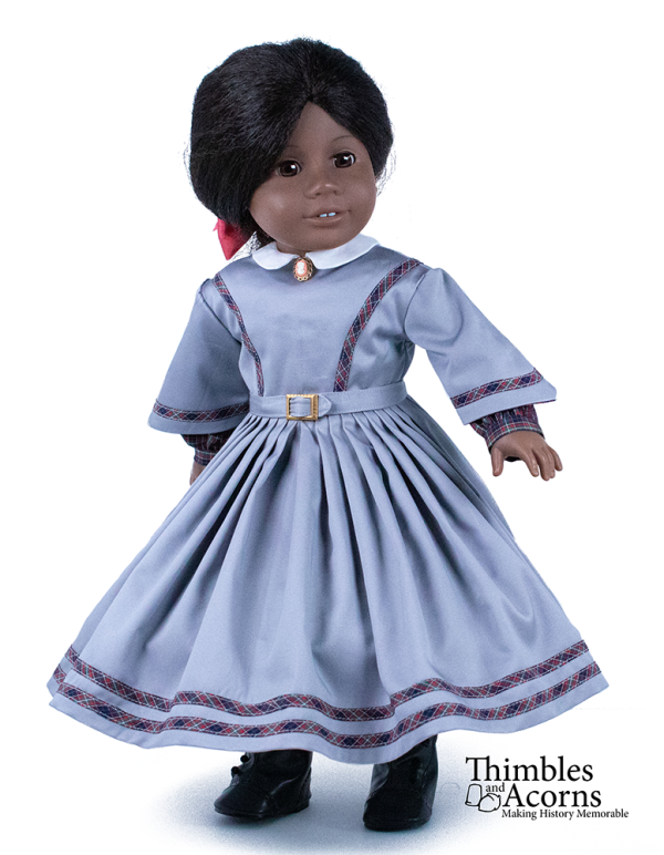 1860 Civil War Era Dress 18  Doll Clothes Pattern For Sale - Image 2