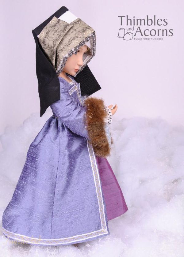 Renaissance Faire Hampton Court Gown for AGAT Dolls Sale - Image 2