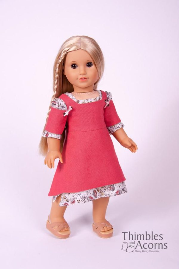 Renaissance Faire Side Laced Kirtle Ensemble 18  Doll Clothes Supply - Image 3