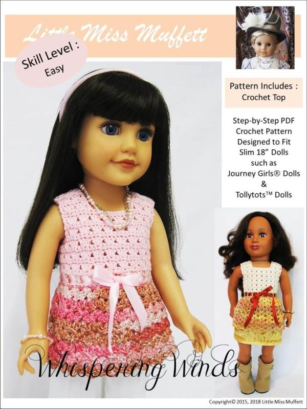 Whispering Winds Crochet Pattern for Journey Girls Dolls Sale