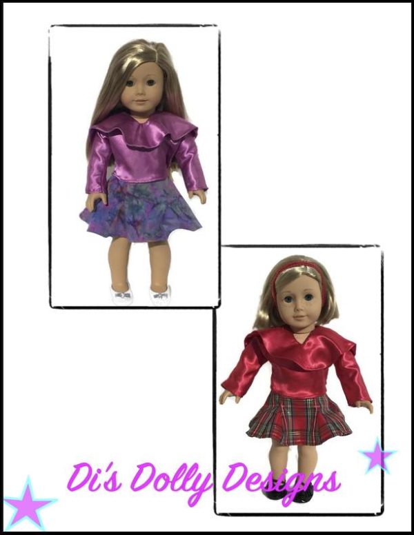 All Dolled Up 18  Doll Clothes Pattern on Sale - Image 4