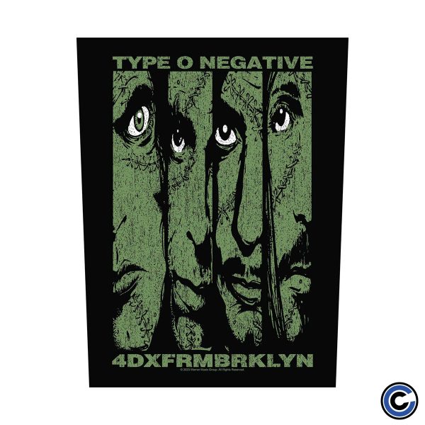 Type O Negative  4DXFRMBRKLYN  Back Patch Fashion