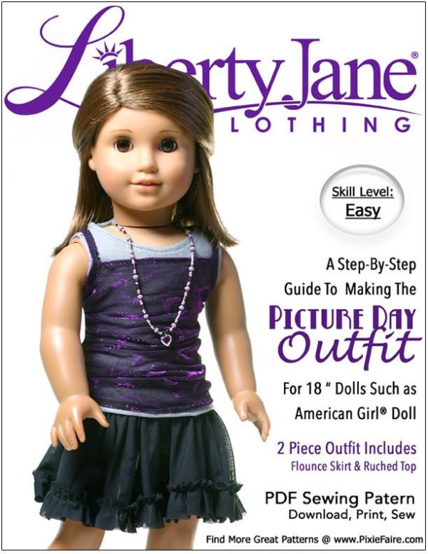 Picture Day Outfit 18  Doll Clothes Pattern Online Sale