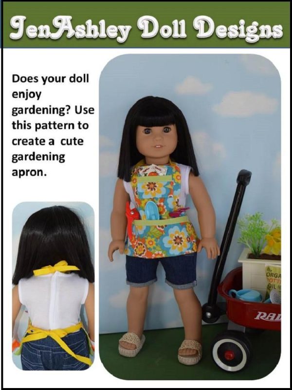 Budding Builder Utility Apron 18  Doll Clothes For Discount - Image 3
