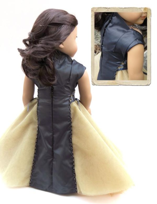 Cadewyn Dress 18 Inch Doll Clothes Pattern Cheap - Image 4