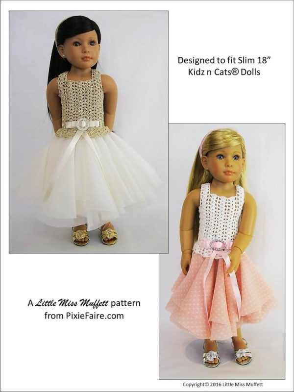 Romantic Fusion Crochet Pattern for Kidz N Cats Dolls Online Sale - Image 3