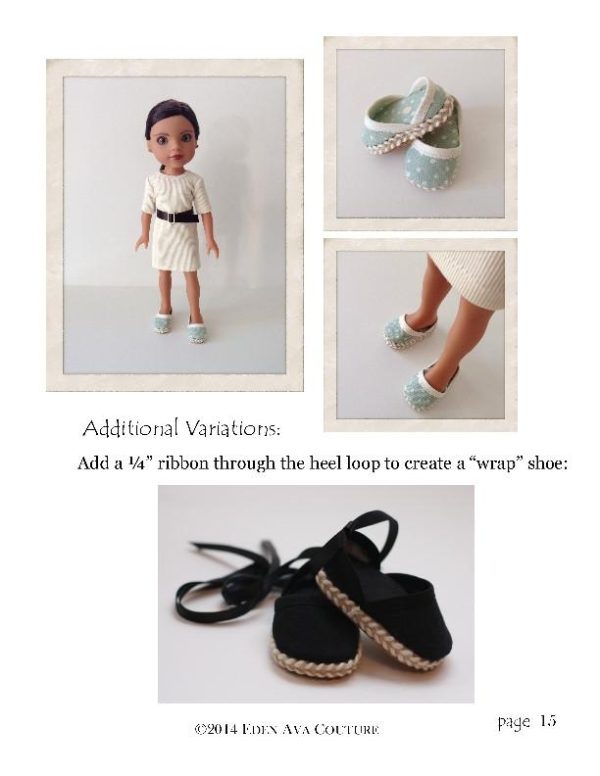 Espadrilles for 13-14.5  Dolls Discount - Image 2