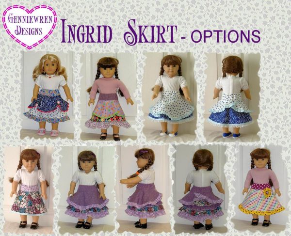 Ingrid Skirt 18  Doll Clothes Online - Image 5