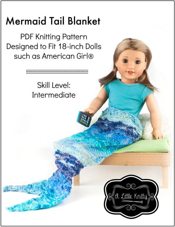 Mermaid Tail Blanket Knitting Pattern Online now