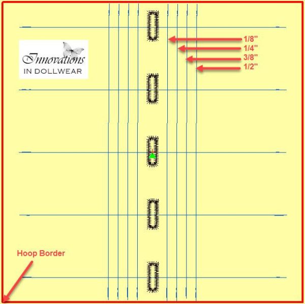 Beautiful Buttonholes! Medium Buttonholes Machine Embroidery Design For Cheap - Image 2