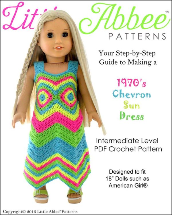 1970 s Chevron Sun Dress Crochet Pattern Cheap