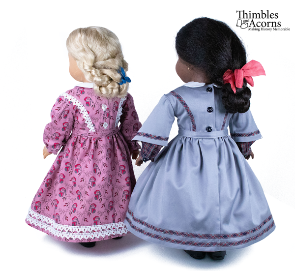 1860 Civil War Era Dress 18  Doll Clothes Pattern For Sale - Image 4