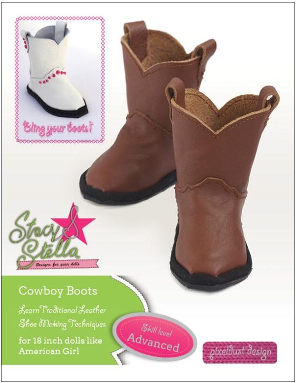 Leather Cowboy Boots 18  Dolls Online now