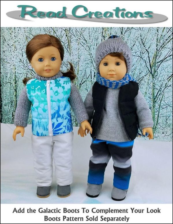 Snow Pants 18  Doll Clothes Pattern Hot on Sale - Image 3