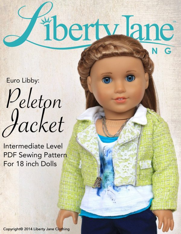 Peleton Jacket 18  Doll Clothes Pattern Online