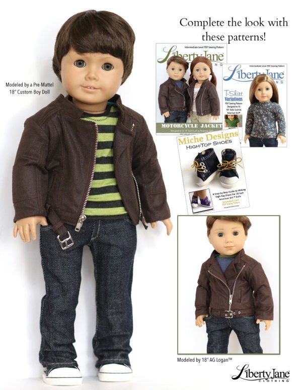 Boy Doll Jeans Bundle 18  Doll Clothes Pattern Discount - Image 3