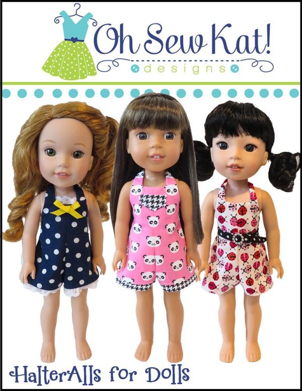 HalterAlls for Dolls 14.5  Doll Clothes Pattern For Cheap - Image 2