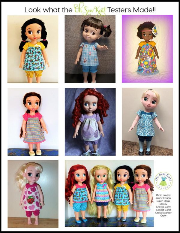 Bloomer Buddies Pattern for Disney Animators  Dolls Supply - Image 5