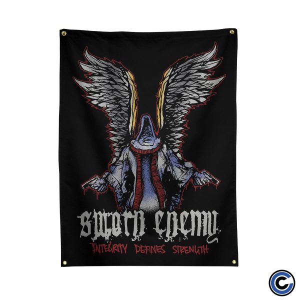 Sworn Enemy  Integrity Defines Strength  Flag For Discount