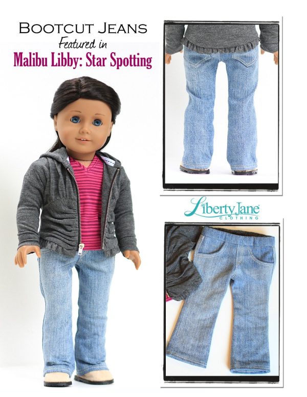Boot Cut Jeans 18  Doll Clothes Pattern Cheap - Image 2