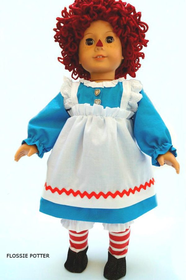 Raggedy Girl Doll Costume 18  Doll Clothes Online - Image 2