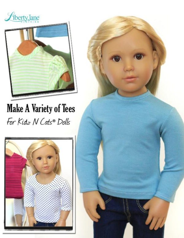 T-Shirt Variations Pattern for Kidz N Cats Dolls Hot on Sale - Image 2