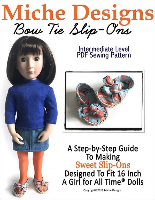 Bow Tie Slip-Ons for AGAT Dolls Online Hot Sale