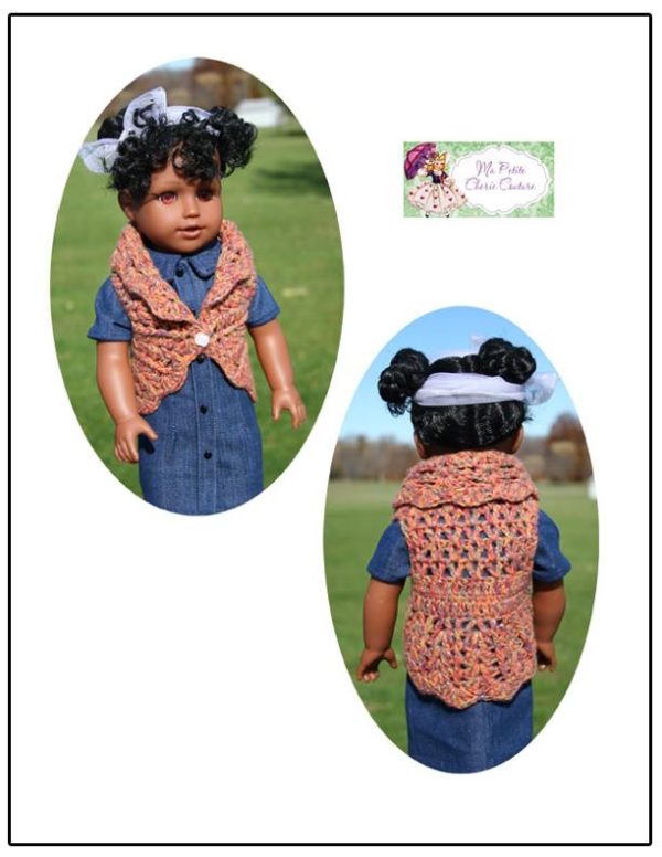 Cir-Collar Vest Crochet Pattern Online Sale - Image 4