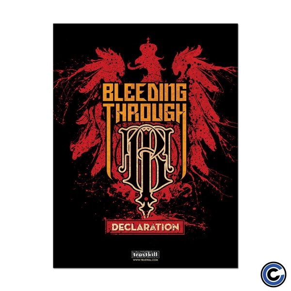Bleeding Through  Declaration  Poster Fashion