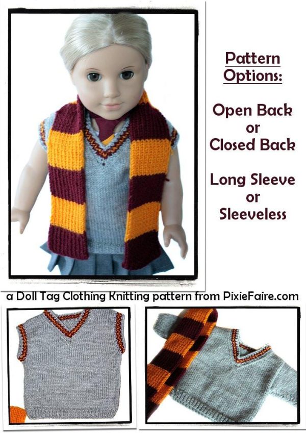 School Sweater 18  Doll Clothes For Discount - Image 2