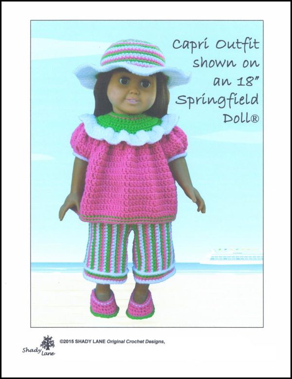 Capri Outfit Crochet Pattern Online now - Image 3