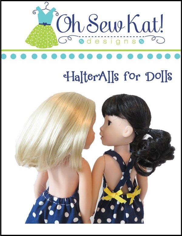 HalterAlls for Dolls 14.5  Doll Clothes Pattern For Cheap - Image 4