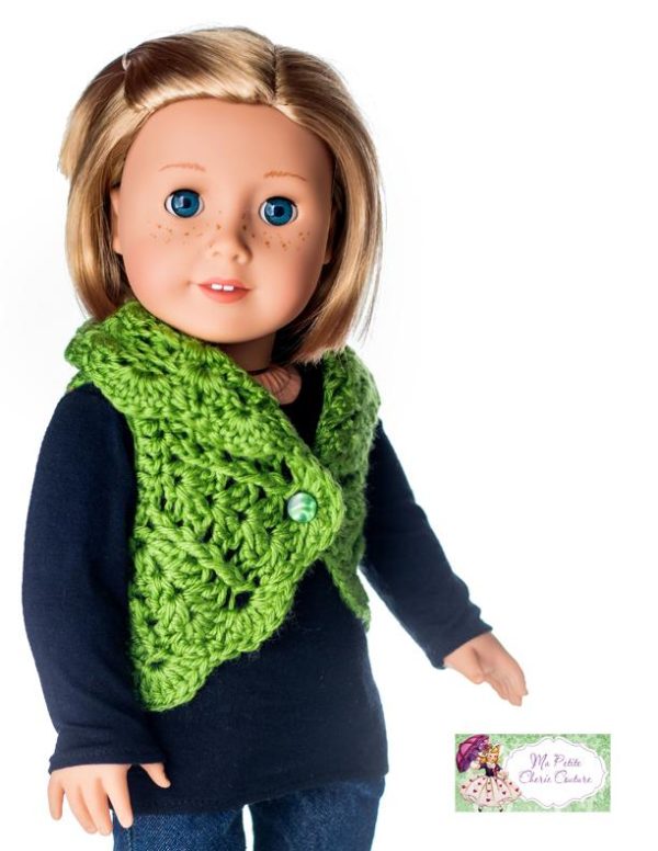 Cir-Collar Vest Crochet Pattern Online Sale - Image 2