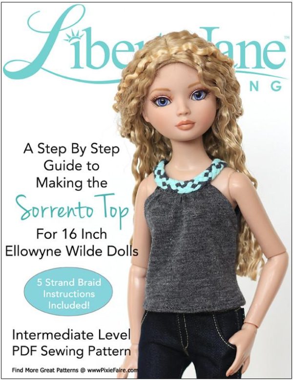 Sorrento Top Pattern for Ellowyne Dolls Hot on Sale