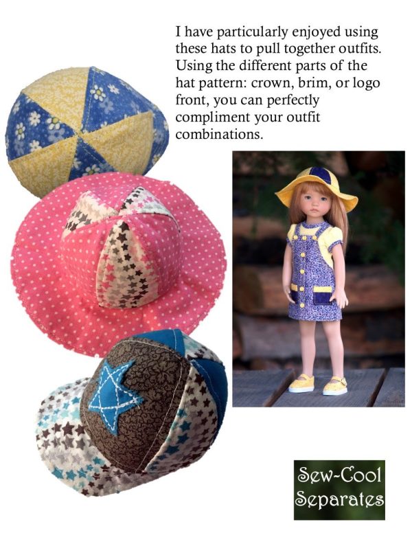 Happy Hats Pattern for Little Darling Dolls Supply - Image 5