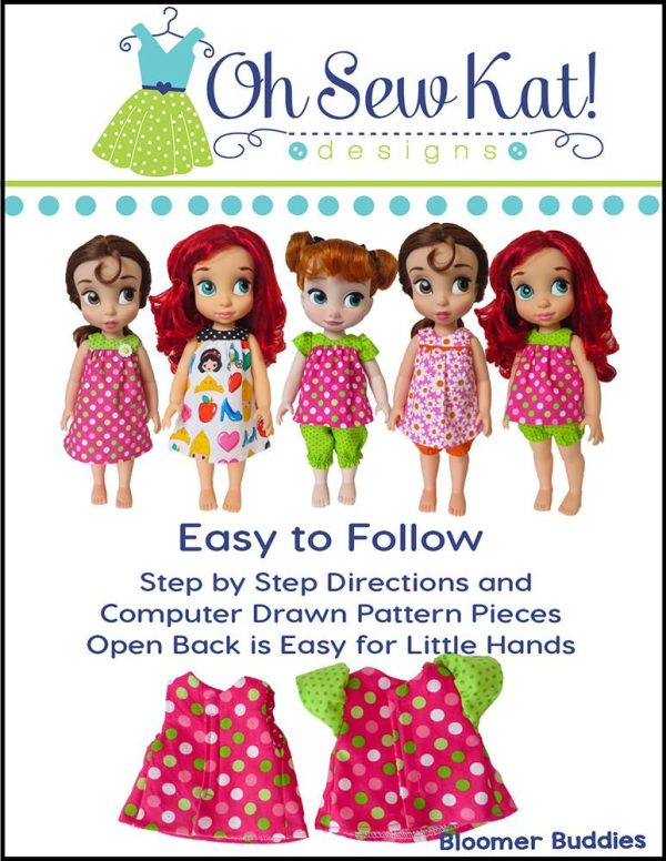 Bloomer Buddies Pattern for Disney Animators  Dolls Supply - Image 4