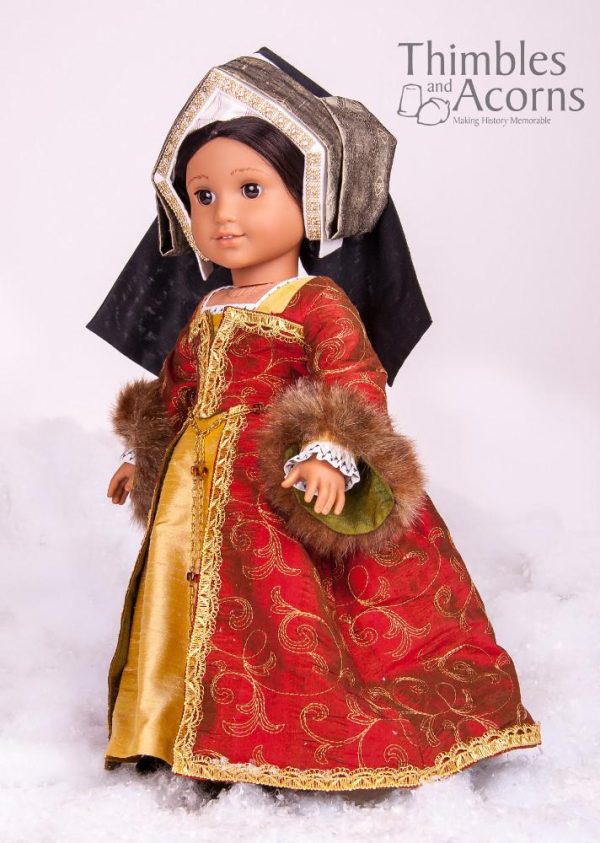 Renaissance Faire Hampton Court Gown 18  Doll Clothes on Sale - Image 3