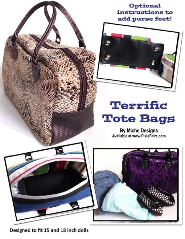 Terrific Tote Bags 18  Doll Accessories Hot on Sale - Image 2